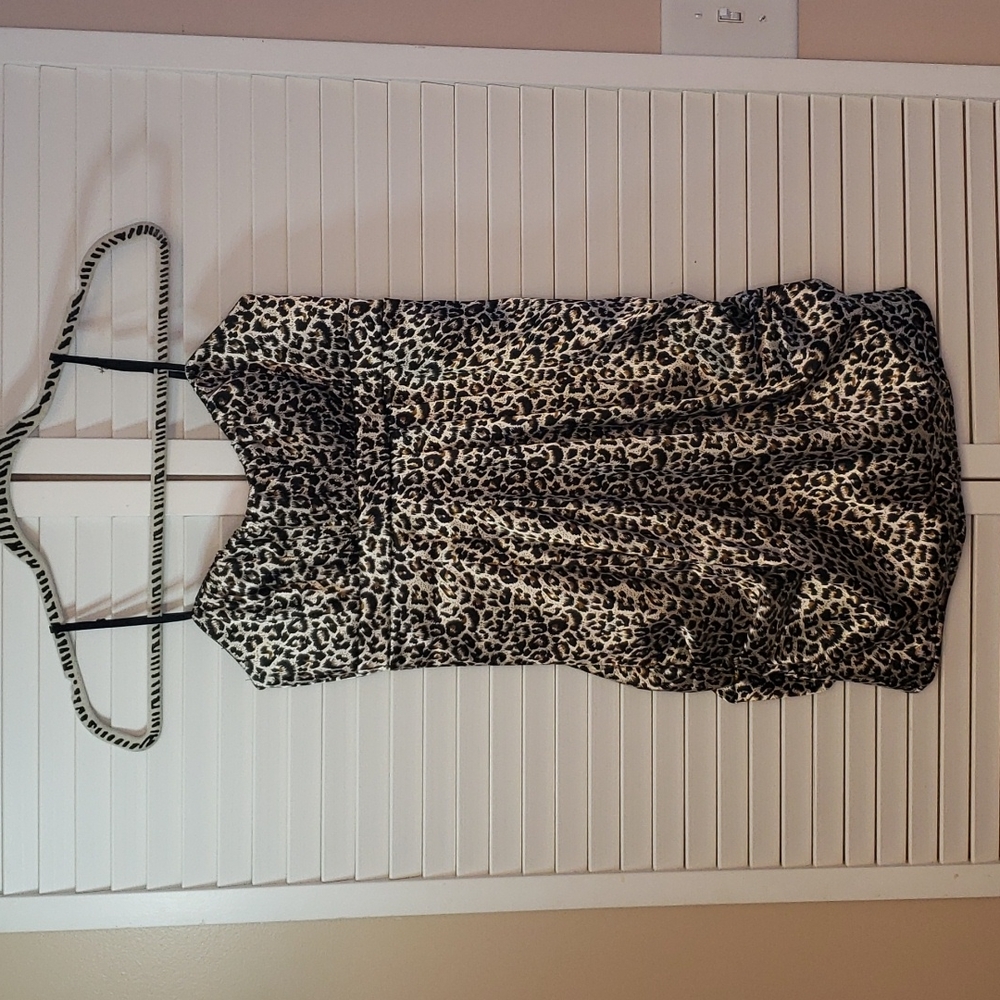 Ruby Rox Juniors Leopard Print Dress